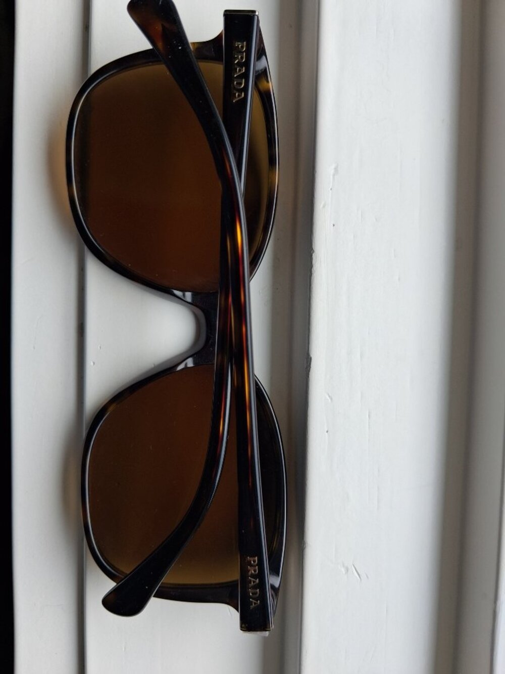 PRADA SPR 01O Tortoise Brown Sunglasses